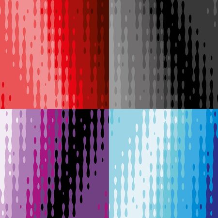 Abstract background with bright texture. Four versions of the layout.のイラスト素材