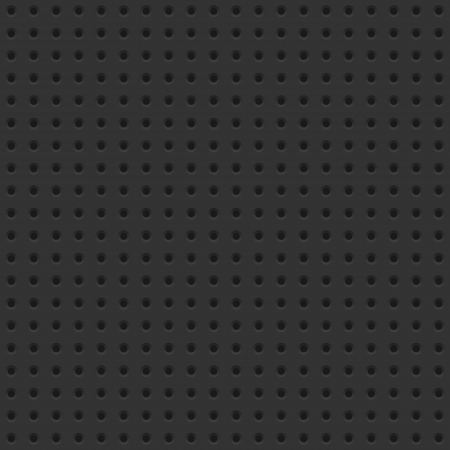 Dark seamless background tile with perforations のイラスト素材