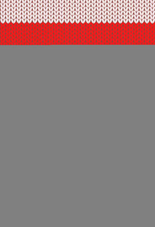 greeting card background knitted santa claus clothes beard belt Christmas new yearのイラスト素材