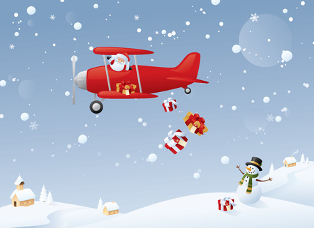 Santa's deliveries.のイラスト素材