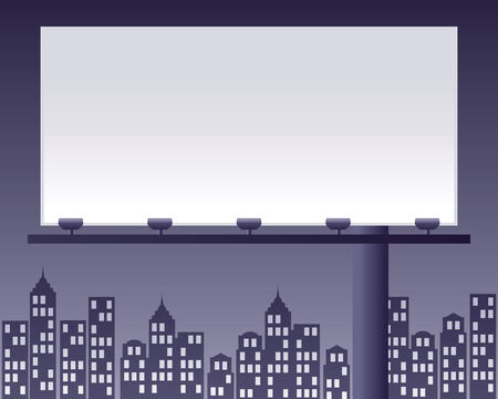 Blank billboard for your ad.のイラスト素材