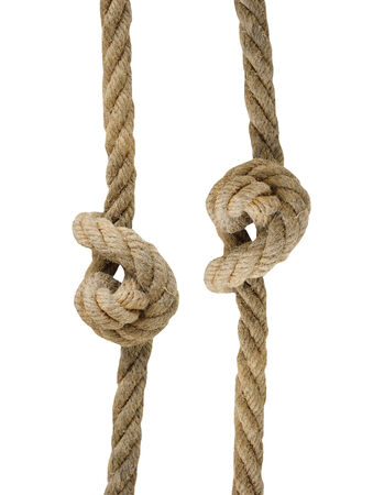 Double Rope Knot and tie downの写真素材