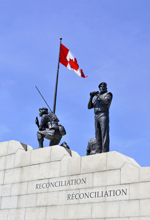 Peacekeeping monument in Ottawa, Ontario, Canadaのeditorial素材