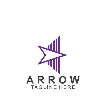 Abstract arrow  design with creative design. Icon arrow vector illustrationのイラスト素材