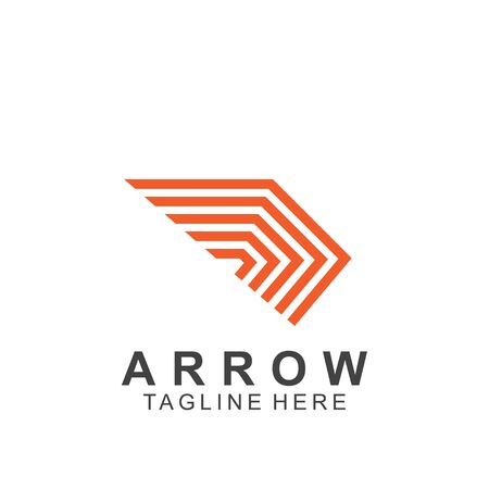 Abstract arrow  design with creative design. Icon arrow vector illustrationのイラスト素材