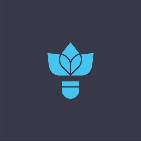 Premium Badminton Sport  Design. Icon Badminton Illustration Vectorのイラスト素材