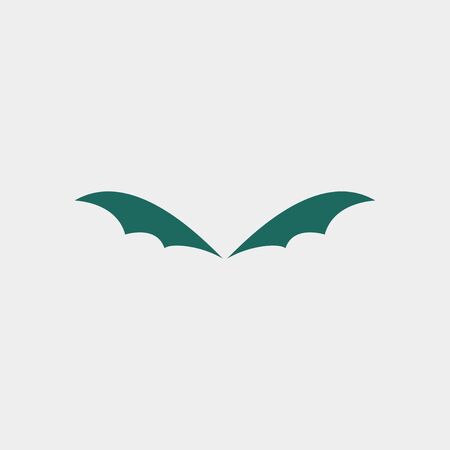 Premium bat  design. abstract icon bat vector illustrationのイラスト素材