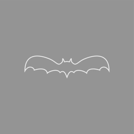 Premium bat  design. abstract icon bat vector illustrationのイラスト素材