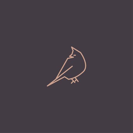 Premium Bird  with modern concept. Bird icon vector illustrationのイラスト素材