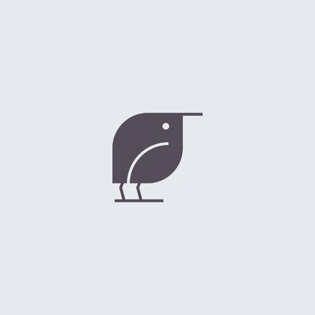 Premium Bird  with modern concept. Bird icon vector illustrationのイラスト素材