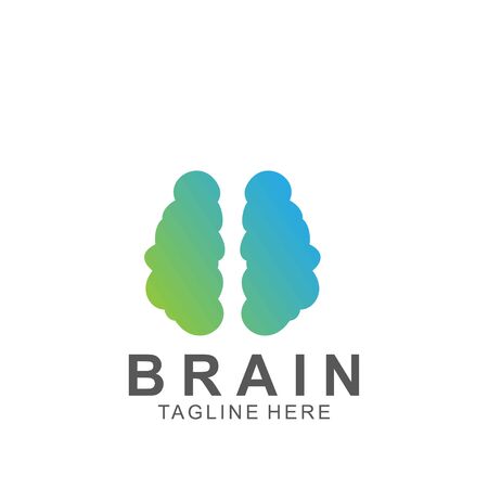 Brain  creative design. Icon brain vector illustration.のイラスト素材