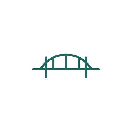 Bridge  design with premium concept. Abstract bridge icon vector illustration