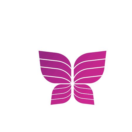 Butterfly Logo Design with modern concept. Icon butterfly vector templateのイラスト素材