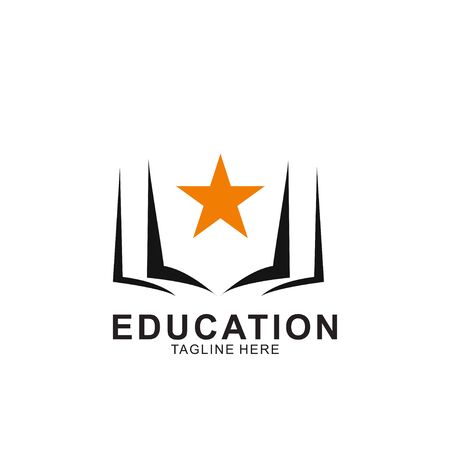 Education logo design with modern concept. Icon education vector illustration.のイラスト素材
