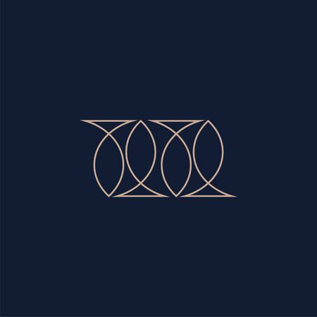 Premium fish logo design. Abstract icon fish vector illustrationのイラスト素材