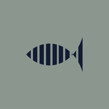 Premium fish logo design. Abstract icon fish vector illustrationのイラスト素材