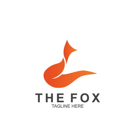Fox logo with modern concept. Vector icon fox designのイラスト素材