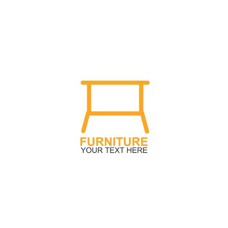 Modern Furniture Vector Logo template. Logo for your businessのイラスト素材