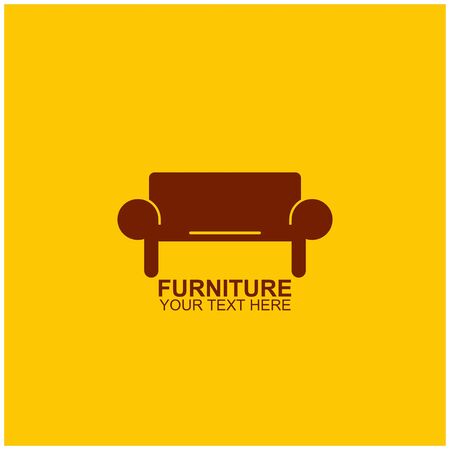 Modern Furniture Vector Logo template. Logo for your businessのイラスト素材