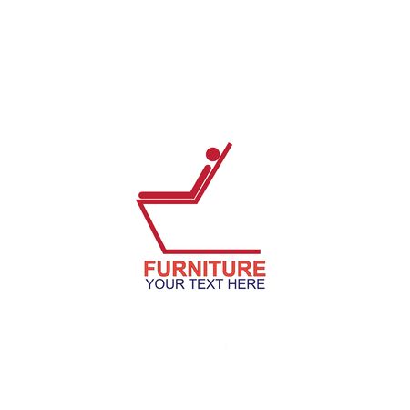 Modern Furniture Vector Logo template. Logo for your businessのイラスト素材