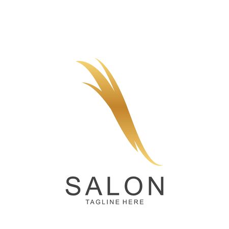 Modern Hair Salon Logo Design. Scissors icon.modern designのイラスト素材