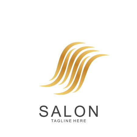 Modern Hair Salon Logo Design. Scissors icon.modern designのイラスト素材