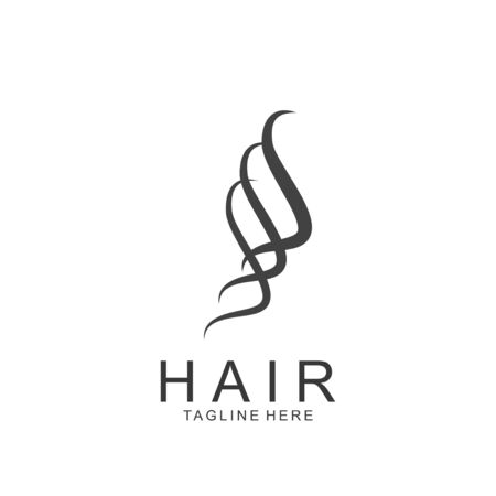 Modern Hair Salon Logo Design. Scissors icon.modern designのイラスト素材