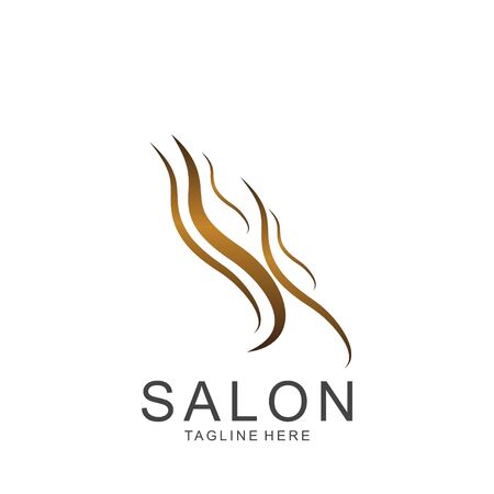 Modern Hair Salon Logo Design. Scissors icon.modern designのイラスト素材