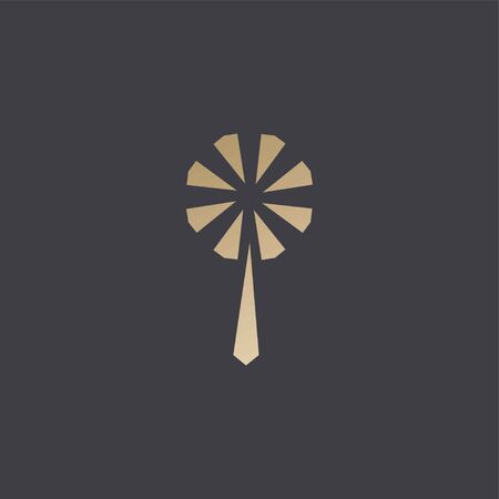 Premium palm logo design. abstract icon palm vector illustrationのイラスト素材