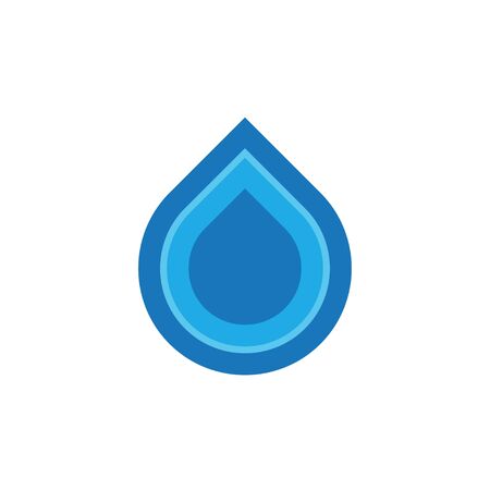 Water drop logo design with modern concept. Oil icon vector illustrationのイラスト素材