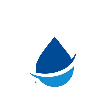 Water drop logo design with modern concept. Oil icon vector illustrationのイラスト素材