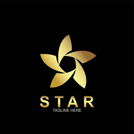 Premium star logo design. Abstract icon star vector templateのイラスト素材