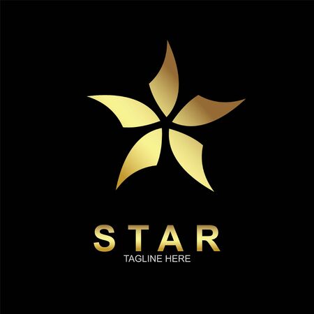 Premium star logo design. Abstract icon star vector templateのイラスト素材