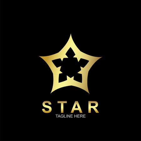 Premium star logo design. Abstract icon star vector templateのイラスト素材