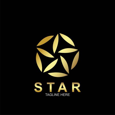 Premium star logo design. Abstract icon star vector templateのイラスト素材