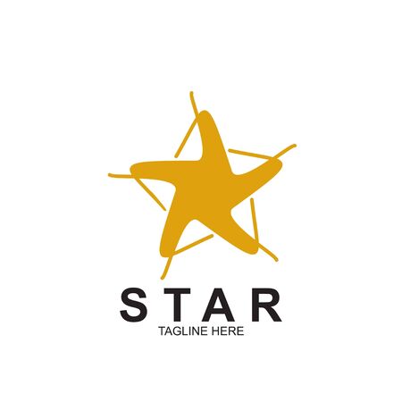 Premium star logo design. Abstract icon star vector templateのイラスト素材