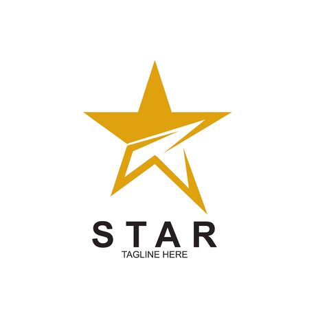 Premium star logo design. Abstract icon star vector templateのイラスト素材