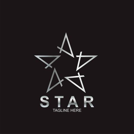 Premium star logo design. Abstract icon star vector templateのイラスト素材