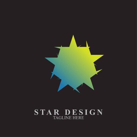 Premium star logo design. Abstract icon star vector templateのイラスト素材