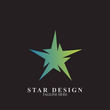 Premium star logo design. Abstract icon star vector templateのイラスト素材
