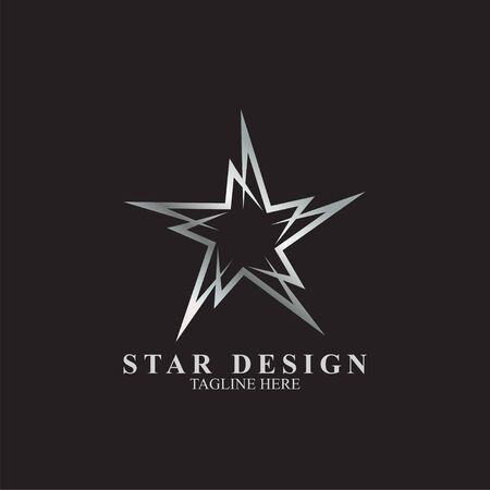 Premium star logo design. Abstract icon star vector templateのイラスト素材
