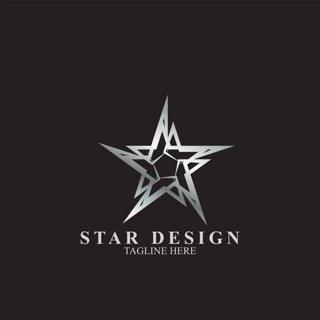 Premium star logo design. Abstract icon star vector templateのイラスト素材