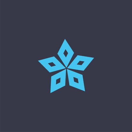 Premium star logo design. Abstract icon star vector templateのイラスト素材