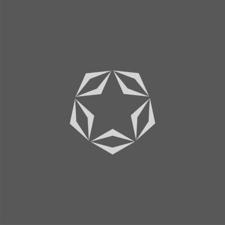 Premium star logo design. Abstract icon star vector templateのイラスト素材