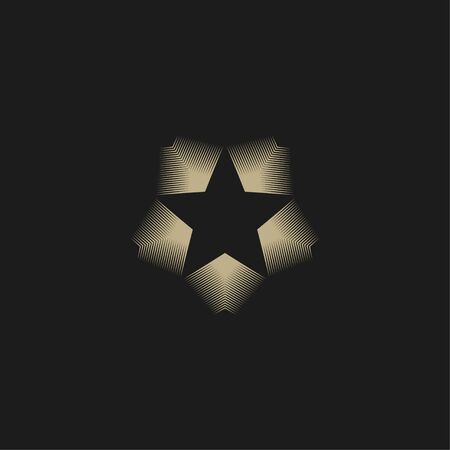 Premium star logo design. Abstract icon star vector templateのイラスト素材