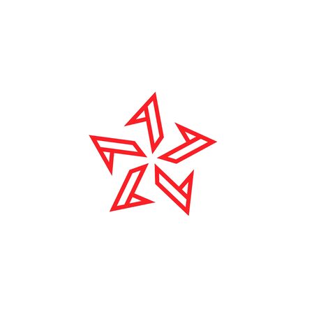 Premium star logo design. Abstract icon star vector templateのイラスト素材