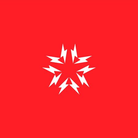 Premium star logo design. Abstract icon star vector templateのイラスト素材