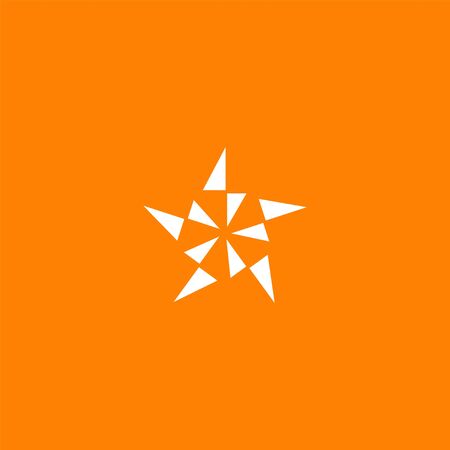 Premium star logo design. Abstract icon star vector templateのイラスト素材