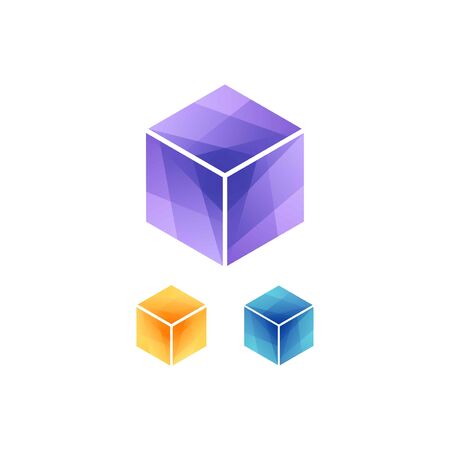 Premium box logo design. box icon vector illustrationのイラスト素材