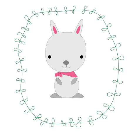 Cute forest  animals setのイラスト素材